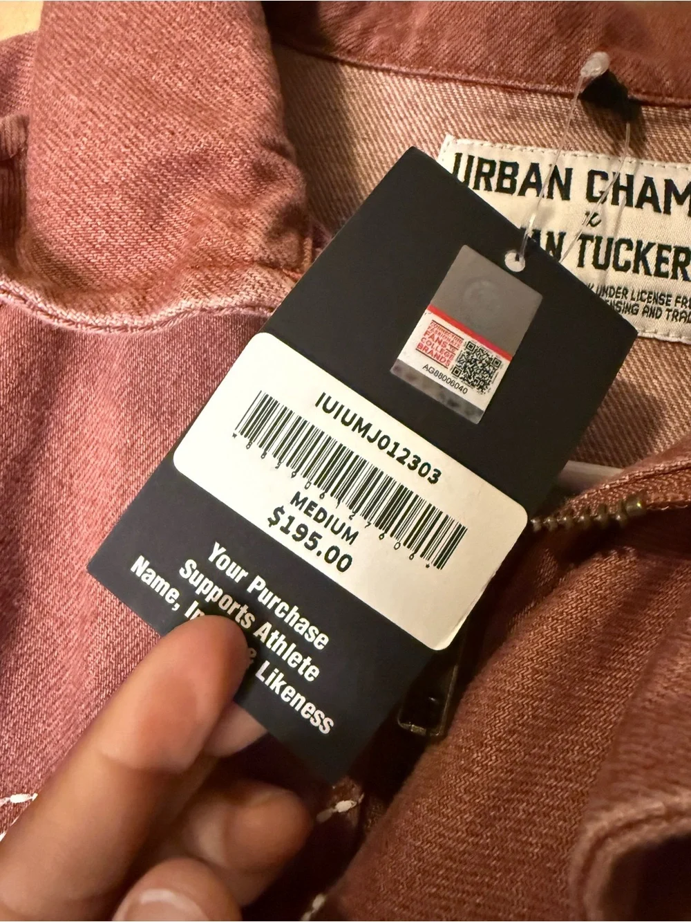 Nil Indiana The Indiana Custom Washed Denim Jacket Limited Release $195 Retail